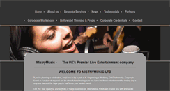 Desktop Screenshot of mistrymusic.com