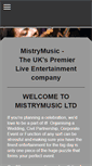 Mobile Screenshot of mistrymusic.com